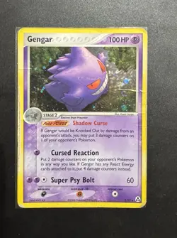 Pokemon Gengar TCG Card 5/92 EX Legend Maker Holo Rare - Image 1