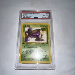 2000 Pokemon Team Rocket 1st Edition 57/82 - Grimer - PSA 8 NM-MT vintage card - Image 1