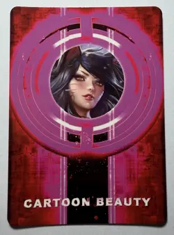 SEXY HEROINE WAIFU Ahri LEAGUE OF LEGENDS ACG PREMIUM HOLOFOIL CARD NM - Image 2