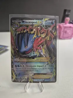 Pokemon M Swampert EX XY87 XY Promo Mega Holo English 220 HP Card - Image 1