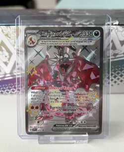 🔥 Charizard EX SVP074 Black Star Promo Card Paldean Fates Tin Pokemon TCG NM - Image 1