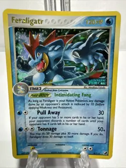 Feraligatr 4/115 Reverse Holo EX Unseen Forces Pokemon Card TCG - Image 1