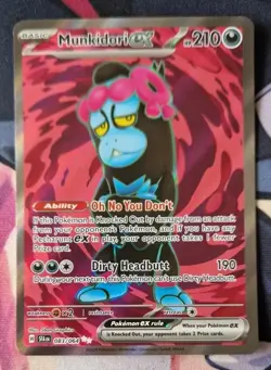 Pokemon TCG Card Munkidori ex 083/064 Shrouded Fable Full Art - NM-Mint - Image 1
