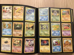 TCG Pokemon WOTC Cards in binder holos rares e series reverse holos 300+ cards - Image 2