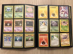 TCG Pokemon WOTC Cards in binder holos rares e series reverse holos 300+ cards - Image 4