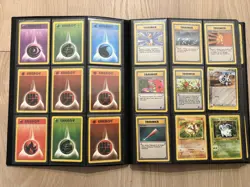 TCG Pokemon WOTC Cards in binder holos rares e series reverse holos 300+ cards - Image 5