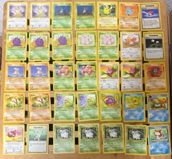 POKEMON TCG 35 X JUNGLE 1999 CARDS COMMON EXCELLENT CONDITION NO PLAY SEE PICS - Image 1