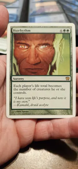 Magic The Gathering 9th Edition Biorhythm MTG TCG CCG Ninth - Image 1