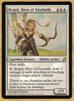 Brigid, Hero of Kinsbaile (Lorwyn, Rare, English, 2007) MTG - Image 1