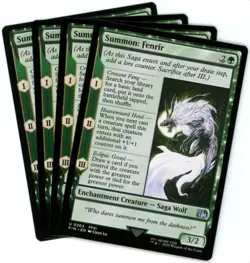 x4 Summon: Fenrir - 0203 - Final Fantasy - MTG - NM/M - Image 1