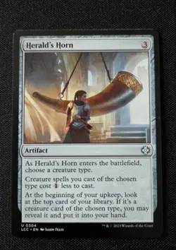 MTG - Herald's Horn - Commander: The Lost Caverns of Ixalan - NM Uncommon #304 - Image 1