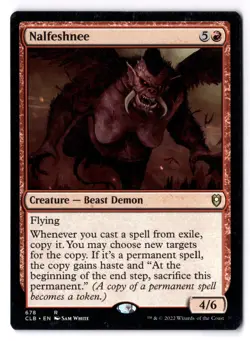 Nalfeshnee NM* Commander Baldur's Gate ENGLISH 678 mtg -UnltdCards - Image 1