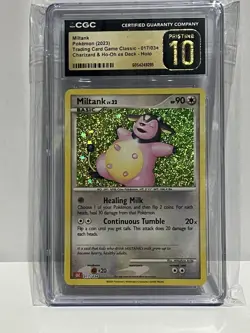 2023 POKEMON TRADING CARD GAME CLASSIC CLC 017/034 MILTANK HOLO CGC PRISTINE 10 - Image 1