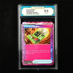 TQG 9.5 MINT+ 2025 Pokemon ENG Treasure Tracker 131/131 ACE - Image 1