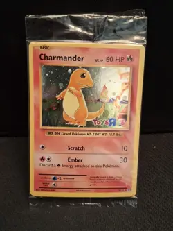 Pokemon Charmander Cosmos Holo #9/108 Toys R Us 2016 Sealed Stamped Evolutions - Image 1