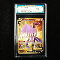 TQG 9.5 MINT+ 2022 Pokemon ENG Galarian Articuno V 181/172 SR - Image 1