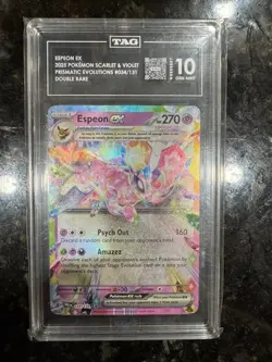 Pokemon TCG Espeon ex 034/131 Sv: Prismatic Evolutions Holo Rare TAG 10 - Image 3