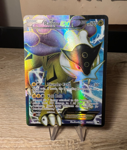 Pokemon Raikou EX Full Art Ultra Rare BW Dark Explorers 105/108 LP - Image 1