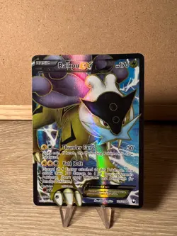 Pokemon Raikou EX Full Art Ultra Rare BW Dark Explorers 105/108 LP - Image 2
