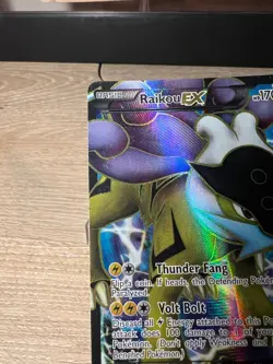 Pokemon Raikou EX Full Art Ultra Rare BW Dark Explorers 105/108 LP - Image 3