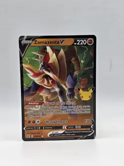 Zamazenta V 018/025 - Pokemon Celebrations - Near Mint Ultra Rare - Image 1