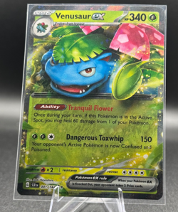 Venusaur ex – Stellar Crown 001/141 – Holo Rare Pokemon TCG - Image 1
