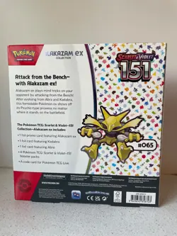 Pokemon TCG: Scarlet & Violet-151 Alakazam ex Collection Booster Box 820650855269 - Image 2