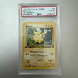 1999 Pokemon Jungle Set 1ST Edition PIKACHU 60/64 PSA 10 - Image 1