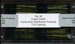 AUTHENTIC Crown Zenith Box Lot – 36x Sealed Booster Packs + THICK Acrylic Case - Image 3