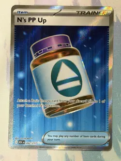 N's PP Up 262/217 Full Art Ultra Rare Pokemon Ascended Heroes ENGLISH NM - Image 1