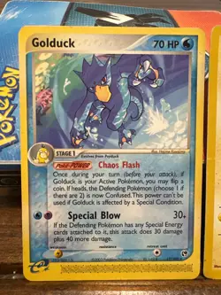 Vintage Pokemon Lot – Base Set Pikachu, Fossil Hitmonlee Holo, EX Sandstorm Gold - Image 2