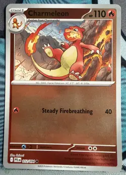 Me02: Phantasmal Flames Pokemon TCG Charmeleon #012/094 Reverse Holo - Image 1
