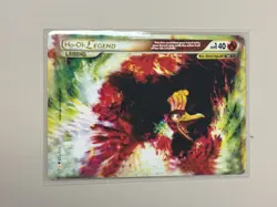 FAKE Pokemon HeartGold & SoulSilver 111/123 Ho-Oh (Top Half) RARE HOLO LEGEND RP - Image 1