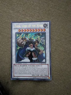 Yugioh MP Ultra - Thor Lord Of The Aesir - STOR-EN038 1st - Image 1