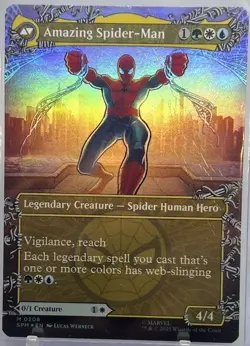 Peter Parker (0208) (Borderless) Marvel's Spider-Man Foil - Image 1