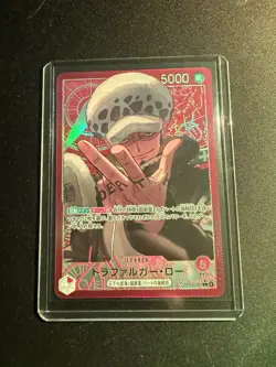 Trafalgar Law Leader Alt Art OP14-001 Azure Seas Seven OP14 One Piece Japanese - Image 1