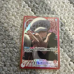 Trafalgar Law Leader Alt Art OP14-001 Azure Seas Seven OP14 One Piece Japanese - Image 1