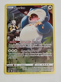 Snorlax TG10/TG30 Ultra Rare SWSH11: Lost Origin Trainer Gallery Pokemon TCG - Image 1