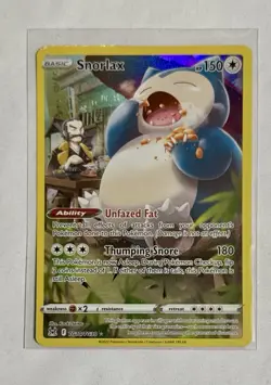 Snorlax TG10/TG30 Ultra Rare SWSH11: Lost Origin Trainer Gallery Pokemon TCG - Image 1