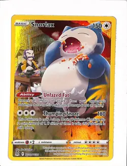 Snorlax TG10/TG30 Ultra Rare SWSH11: Lost Origin Trainer Gallery Pokemon TCG - Image 1