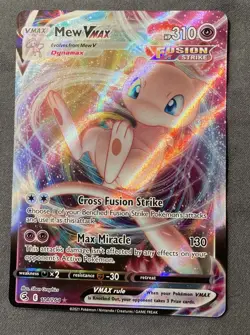 Pokemon Mew VMAX 114/264 Swsh08: Fusion Strike Holo Card - Image 1