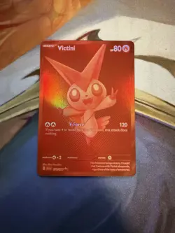 Pokemon TCG Black Bolt White Flare Red Victini Card 2025 English BWR 171/086 - Image 1