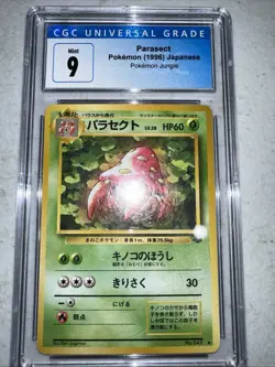 First Edition Jungle Parasect Graded Cgc 9 Pokemon Card - Image 2