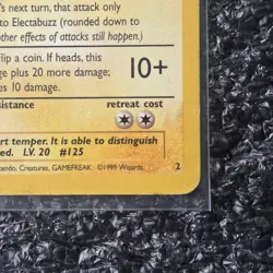 Electabuzz #2 Warner Bros Movie Black Star Promo TCG Card Pokemon - Image 4