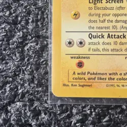Electabuzz #2 Warner Bros Movie Black Star Promo TCG Card Pokemon - Image 5