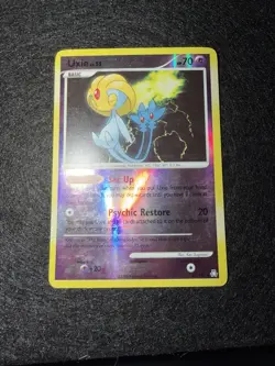 Pokemon Card Uxie 43/146 D&P Legends Awakened Reverse Holo- Rare- LP - Image 1