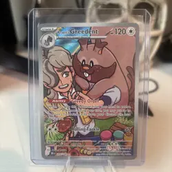 Pokemon TCG Arven's Greedent Card 205/182 Sv10: Destined Rivals - Image 1