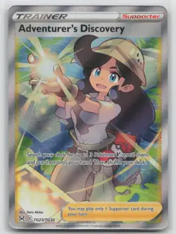 Pokemon Card Adventurer's Discovery Ultra Rare Lost Origin Trainer Gallery TG23 - Image 1
