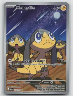 Pokemon Card Helioptile Illustration Rare ME01: Mega Evolution 143/132 - Image 1