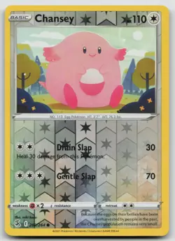 Pokemon Card Chansey Common SWSH08: Fusion Strike 202/264 - Image 1